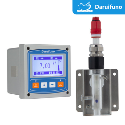 محلول پشتیبان اتصال به زمین 0 ~ 14 pH RS485 IP66 کنترل متر pH ORP برای فاضلاب