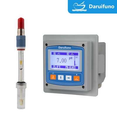 محلول پشتیبان اتصال به زمین 0 ~ 14 pH RS485 IP66 کنترل متر pH ORP برای فاضلاب