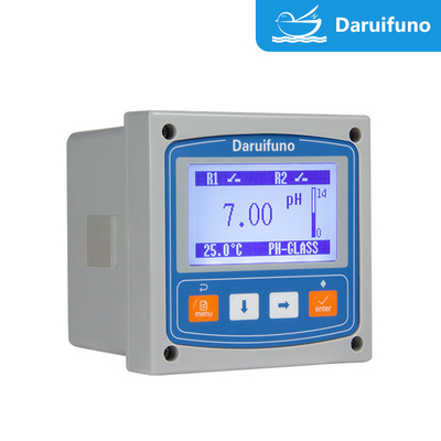 محلول پشتیبان اتصال به زمین 0 ~ 14 pH RS485 IP66 کنترل متر pH ORP برای فاضلاب