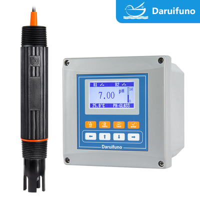 کنترل کننده PH / ORP آنلاین با دو رله کنترل دوز برای کارخانه تصفیه آب