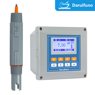 کنترل کننده PH / ORP آنلاین با دو رله کنترل دوز برای کارخانه تصفیه آب