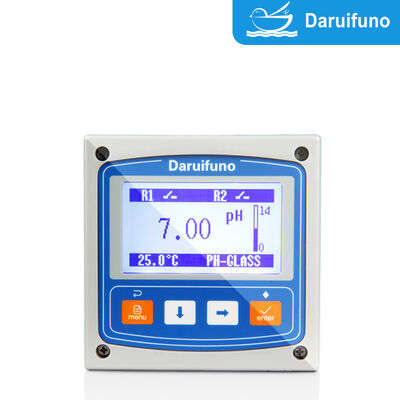 کنترلر pH ORP RS485 Modbus RTU با خروجی دوگانه 4-20mA و پنل IP66 برای آنالایزر آنلاین pH ORP