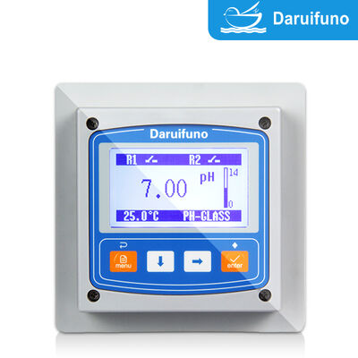 کنترلر pH ORP RS485 Modbus RTU با خروجی دوگانه 4-20mA و پنل IP66 برای آنالایزر آنلاین pH ORP