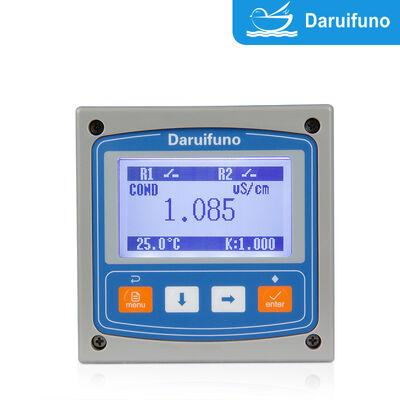 آنالایزر هدایت RS485 Modbus RTU IP66 پنل مانت کنترلر هدایت آنلاین با دو رله SPST